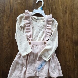 Carter's Pink Ruffled Dress Set for Kids